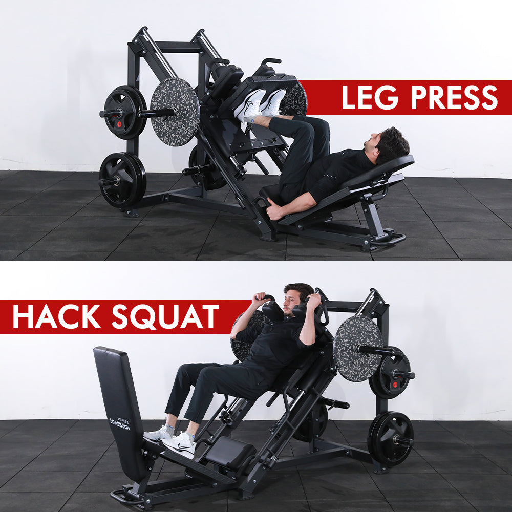 Hack Leg Leg Press Hack Squat Machine SK-45LP – Powercom Fitness